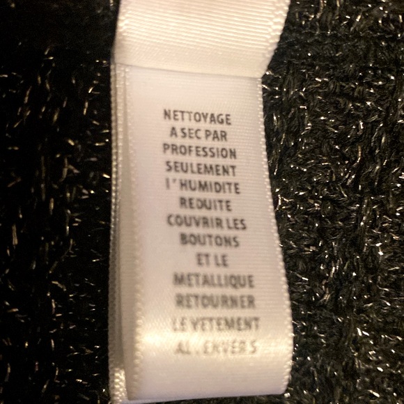 St. John Metallic Box Tweed Knit Black Evening Jacket Size 16 Mint Condition - Picture 16 of 16